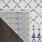 Homeroots 5 x 7 ft. Ivory & Blue Berber Pattern Area Rug 385827 - alternate 2